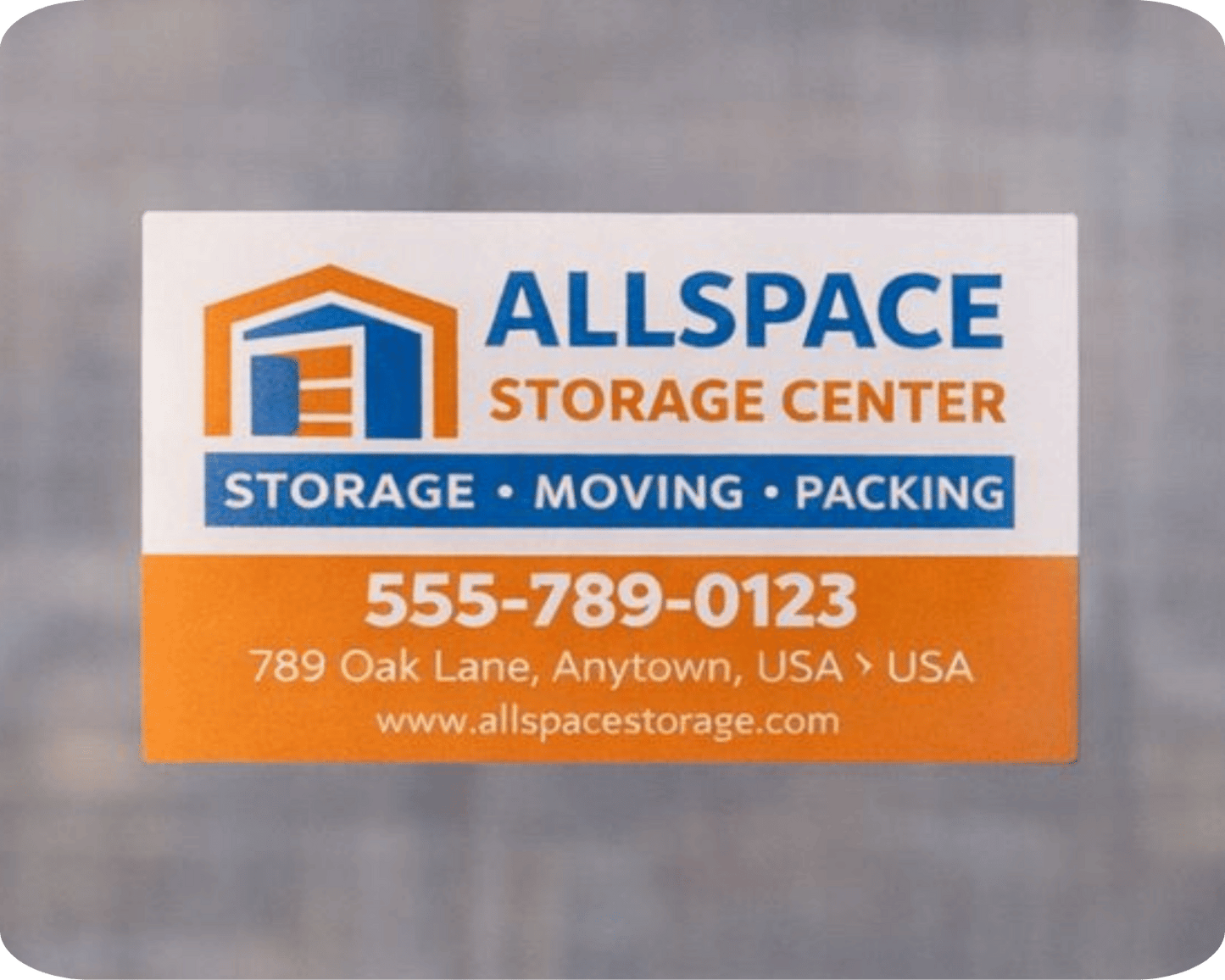 Custom Low-Tack Vinyl Rectangle Sticker
