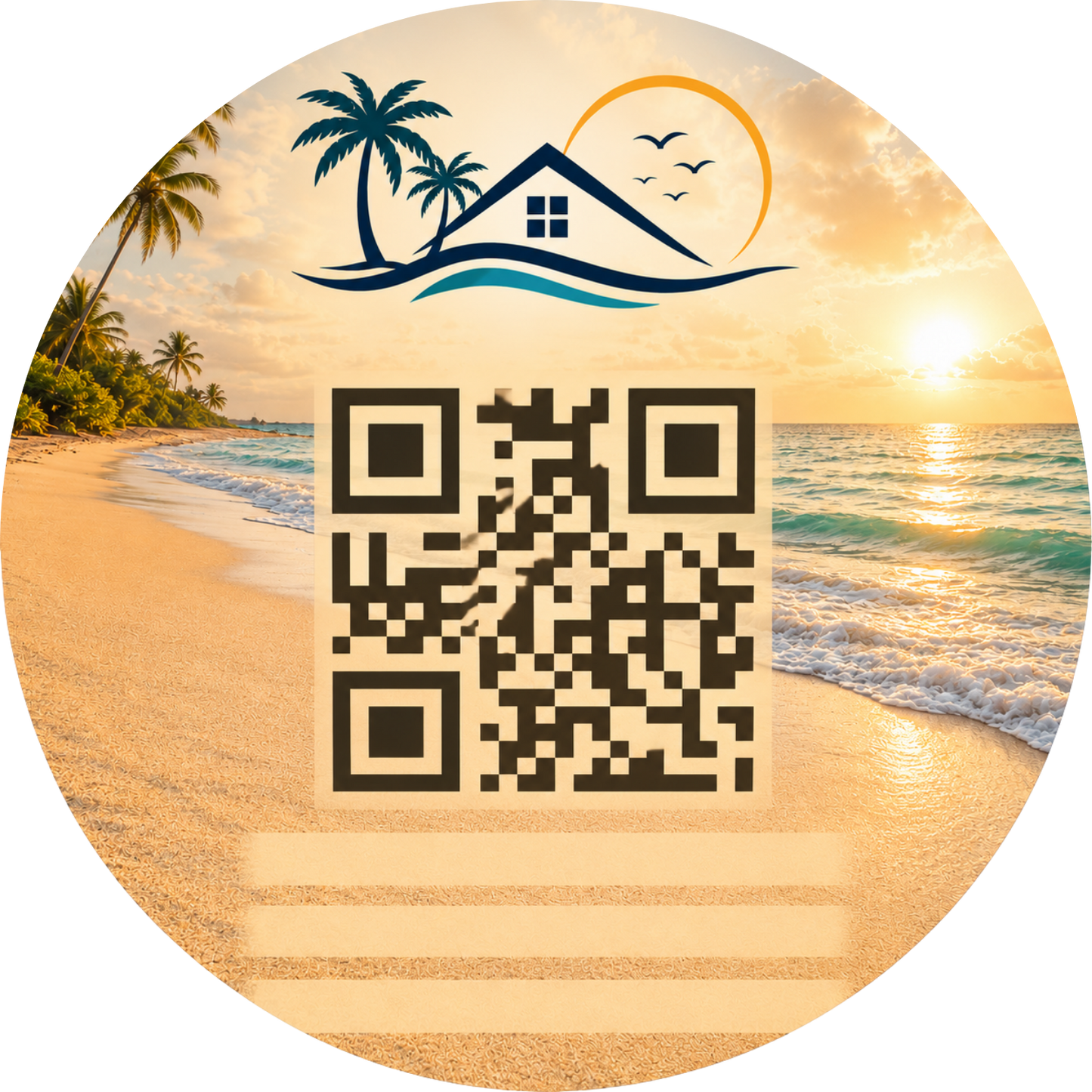 Customizable Template For QR Scan Stickers