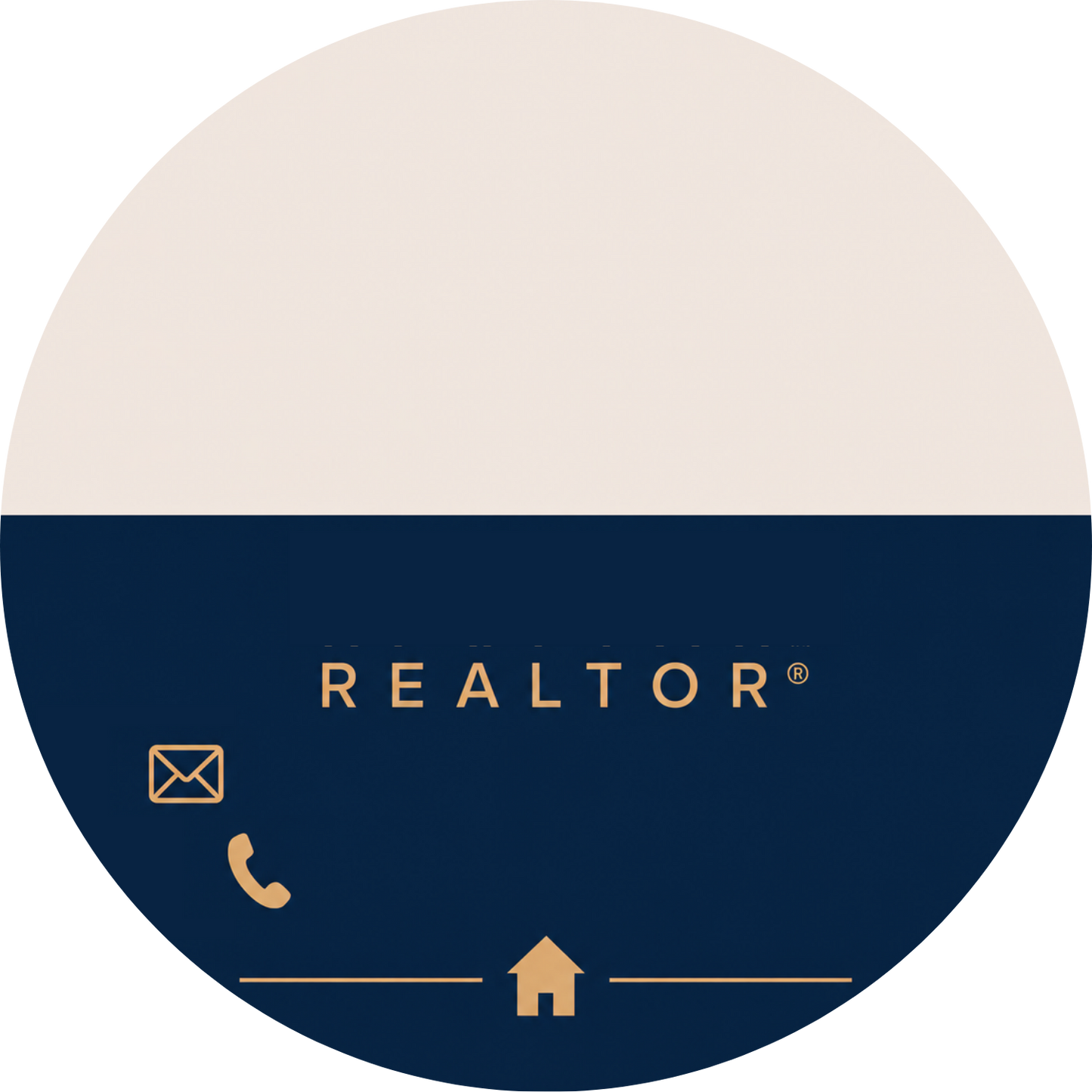 Customizable Template For Real Estate Contact Stickers