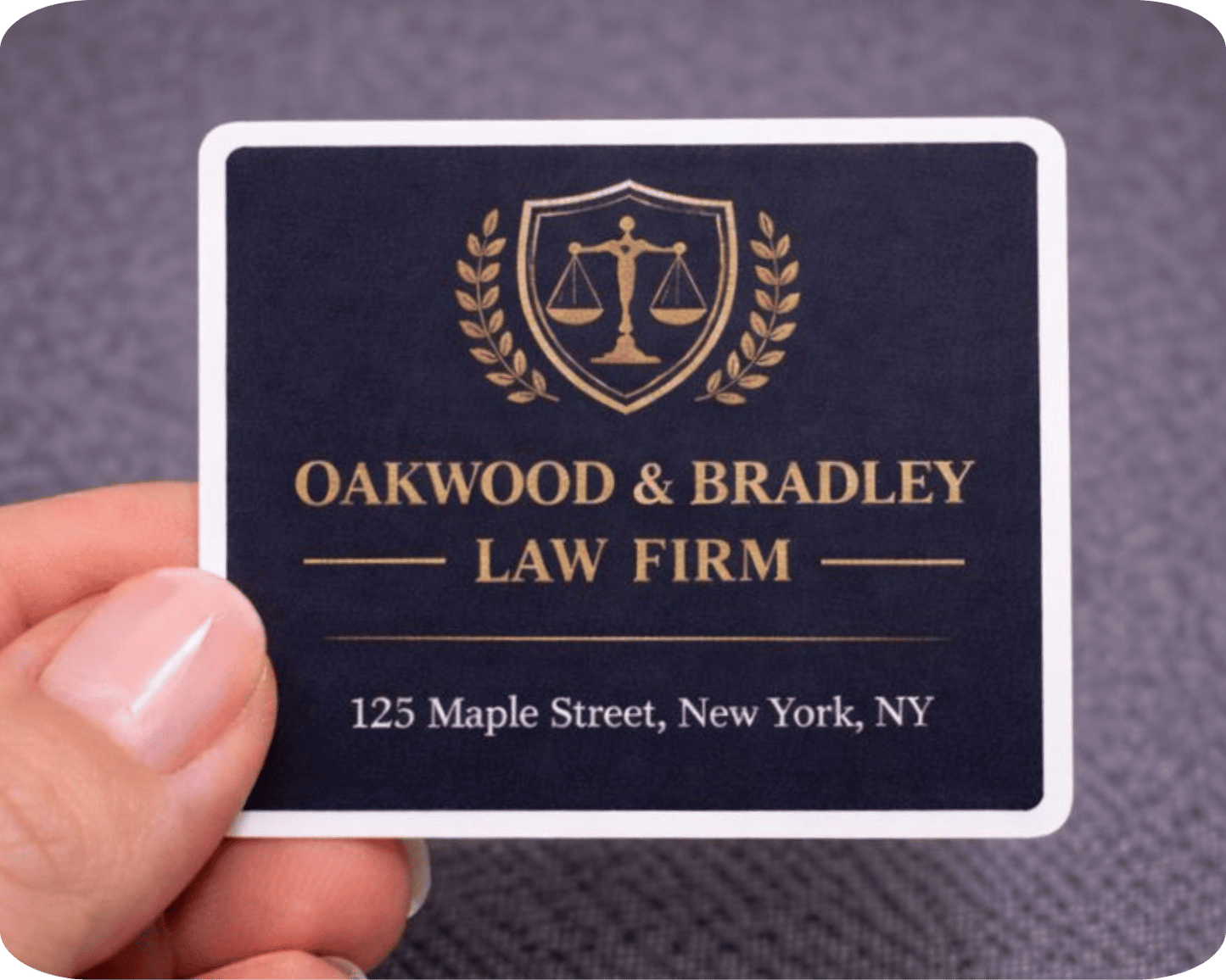 Custom Matte Vinyl Rectangle Sticker