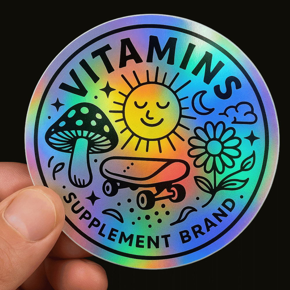Holographic Circle Sticker