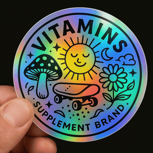 Holographic Circle Sticker