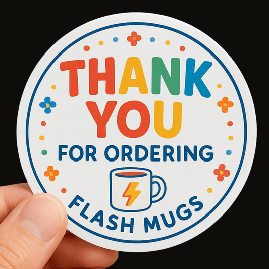 Custom Glossy Vinyl Circle Sticker