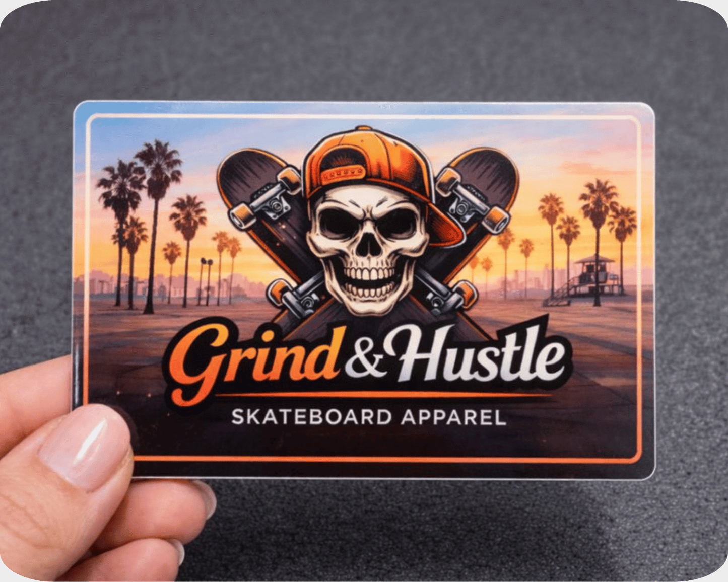 Custom Glossy Vinyl Rectangle Sticker