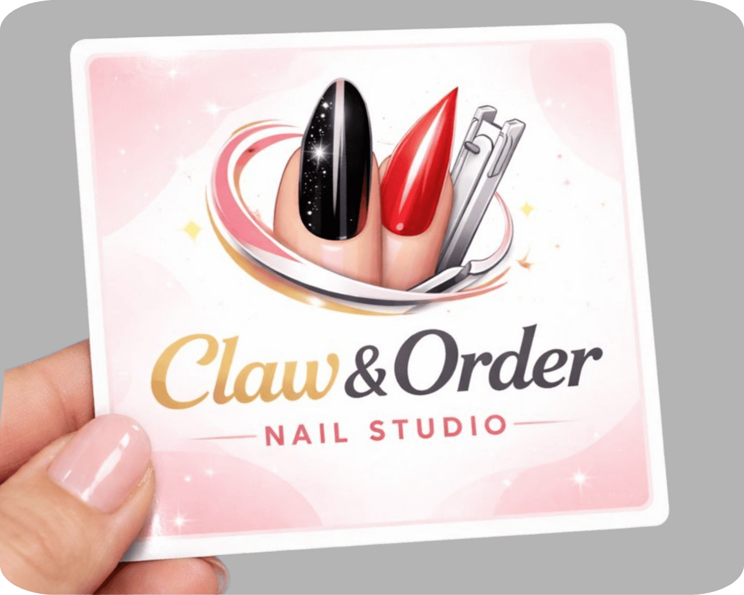 Custom Glossy Vinyl Square Sticker
