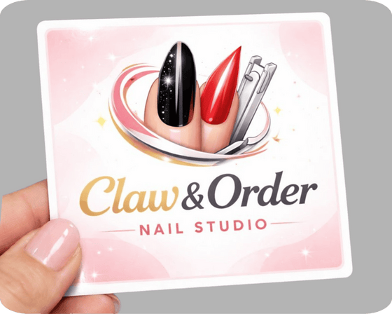 Custom Glossy Vinyl Square Sticker