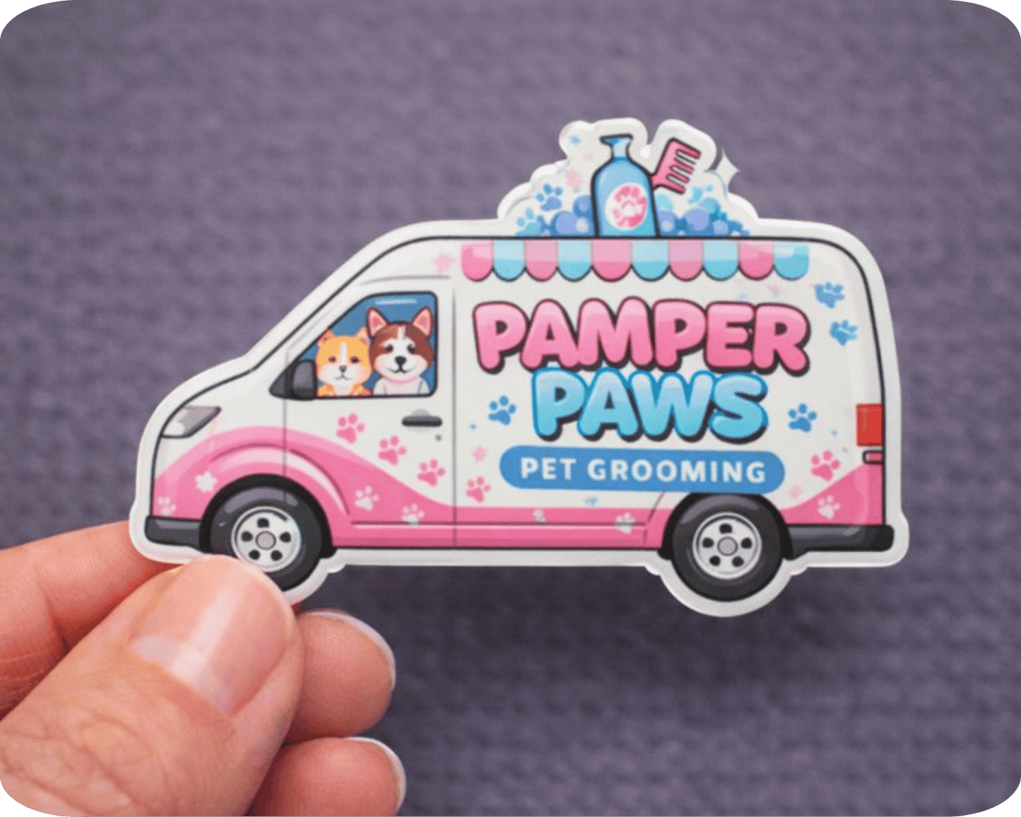 Custom Glossy Vinyl Die Cut Sticker