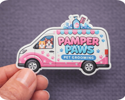 Custom Glossy Vinyl Die Cut Sticker
