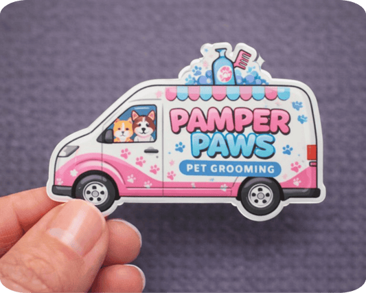 Custom Glossy Vinyl Die Cut Sticker