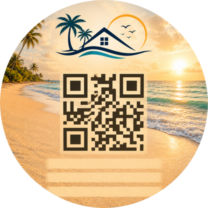 Customizable Template For QR Scan Stickers