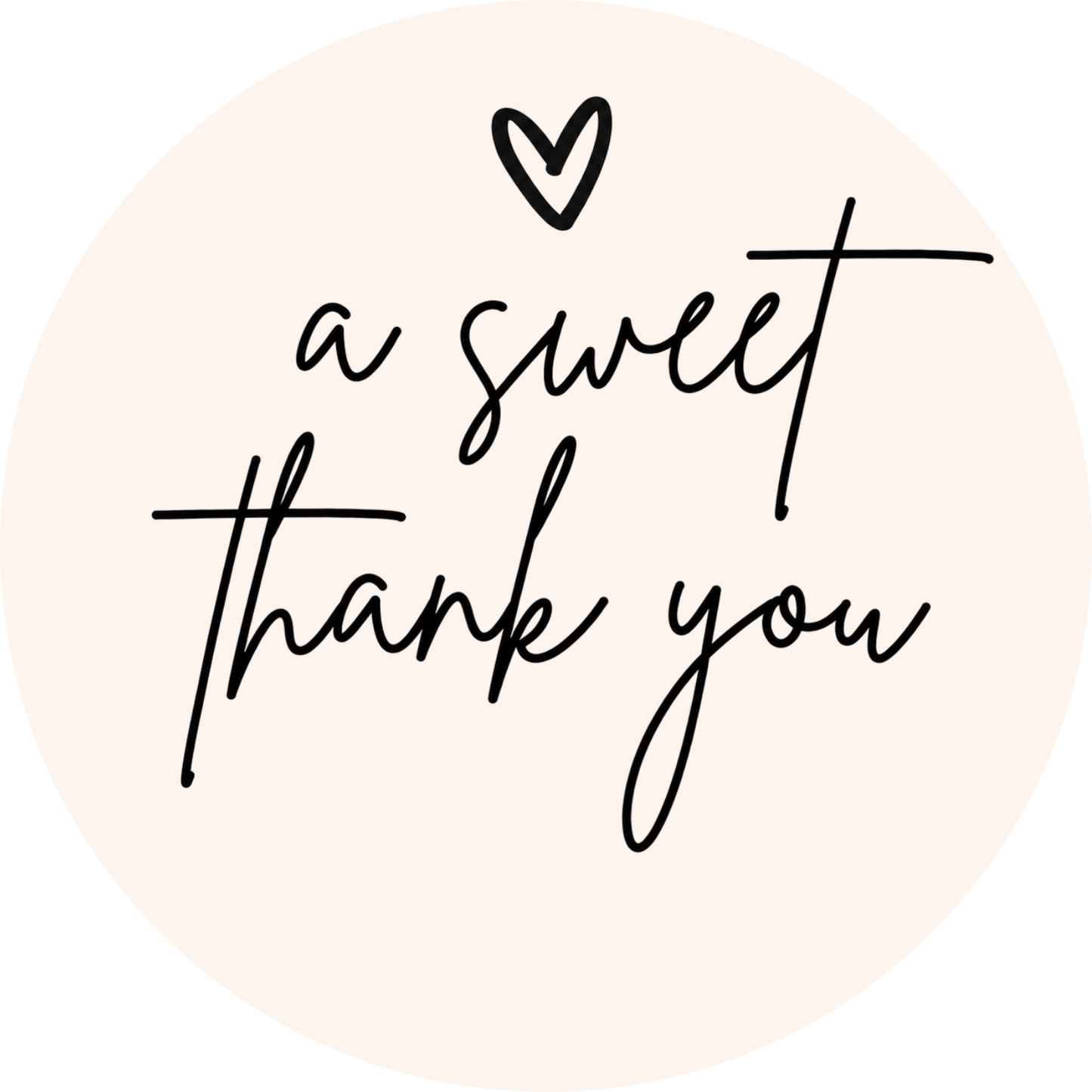 Customizable Template For Wedding Gift Bag Stickers