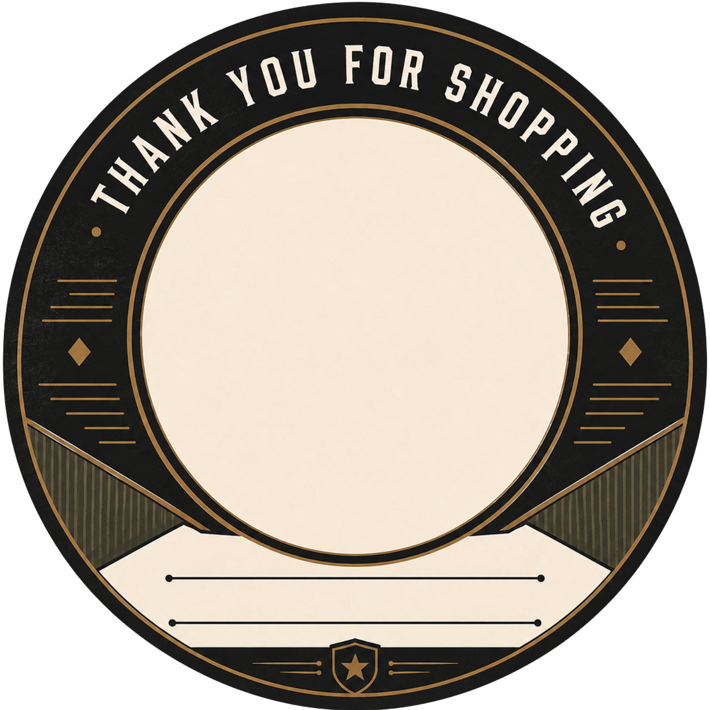 Customizable Template For Brand Logo Stickers