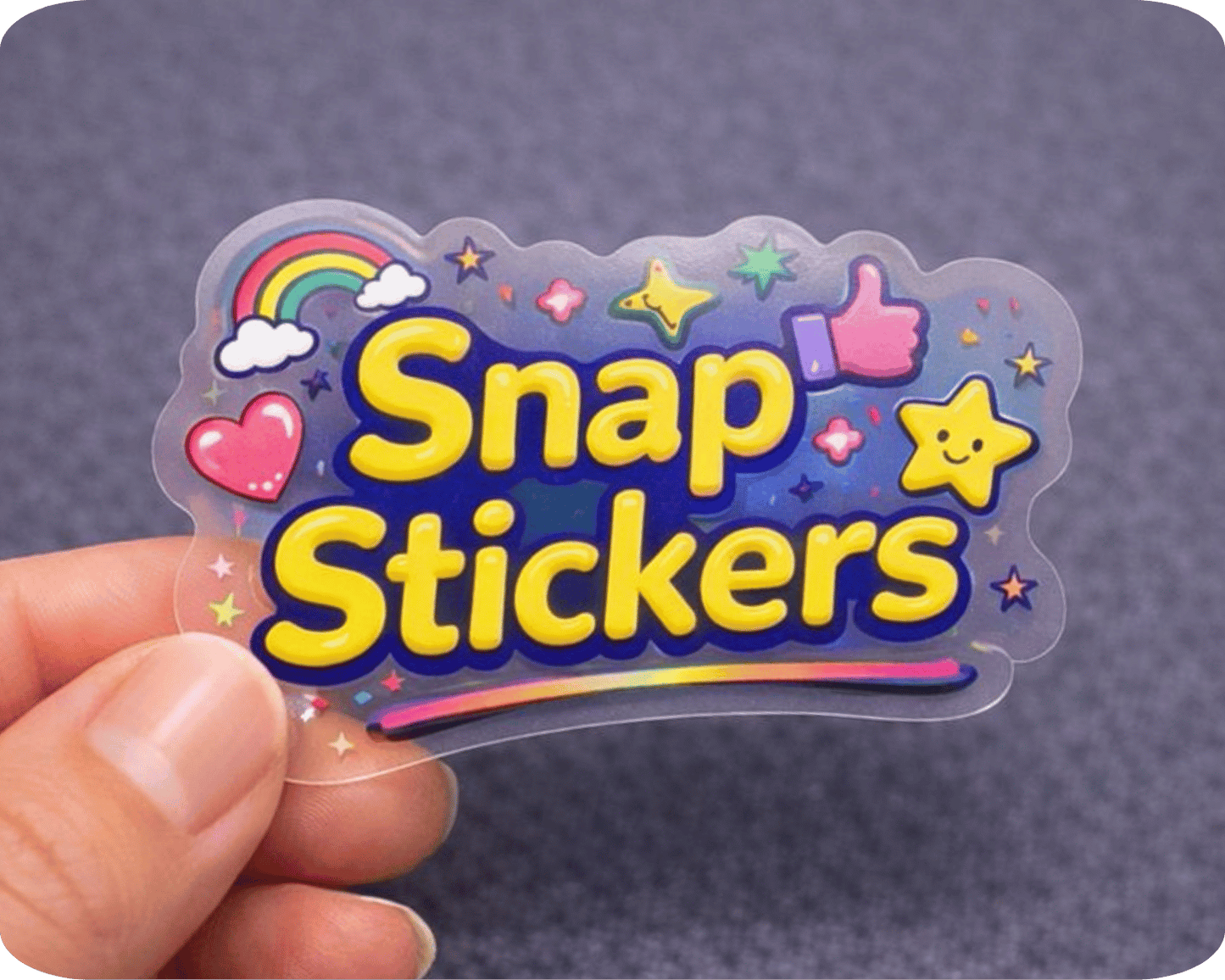 Custom Clear Vinyl Die Cut Sticker