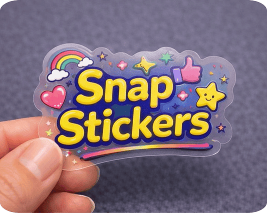 Custom Clear Vinyl Die Cut Sticker