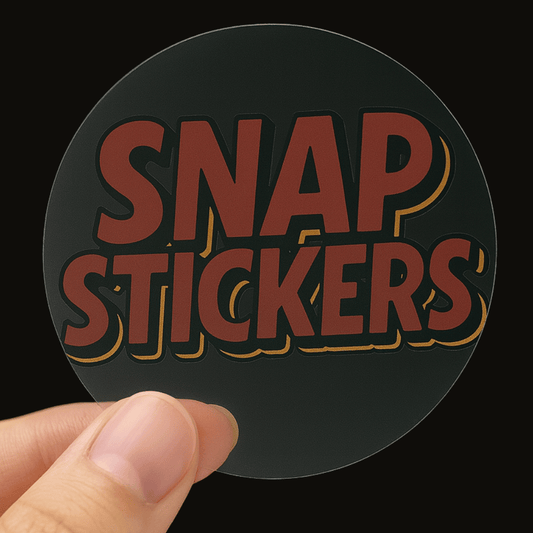 Custom Clear Vinyl Circle Sticker