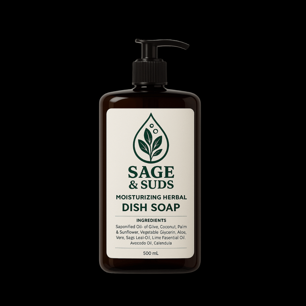 Organic Herbal Soap Front Label