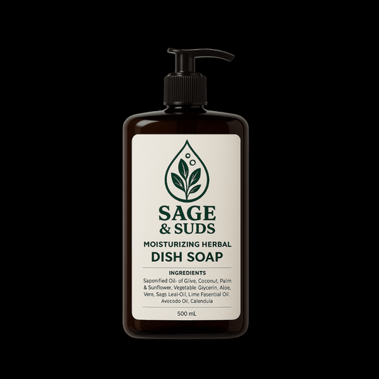 Organic Herbal Soap Front Label
