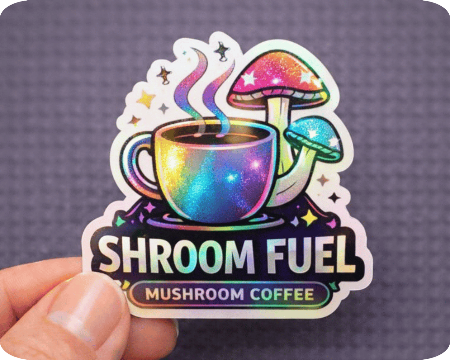 Custom Holographic Vinyl Die Cut Sticker