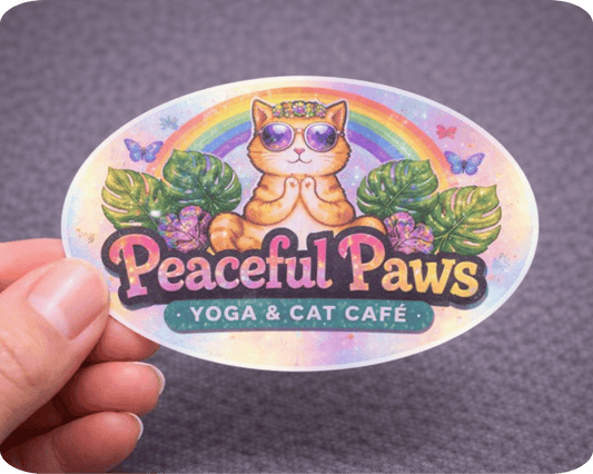 Custom High Tack Vinyl Die Cut Sticker