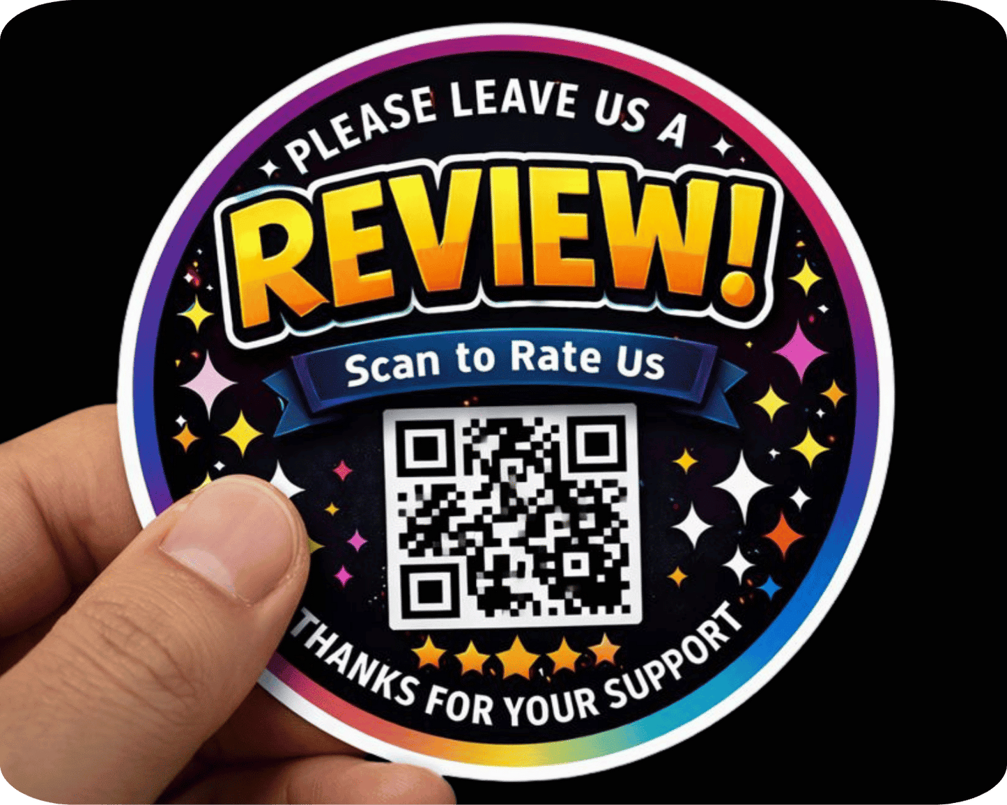 Leave Us a Review Sticker