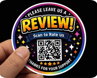 Leave Us a Review Sticker