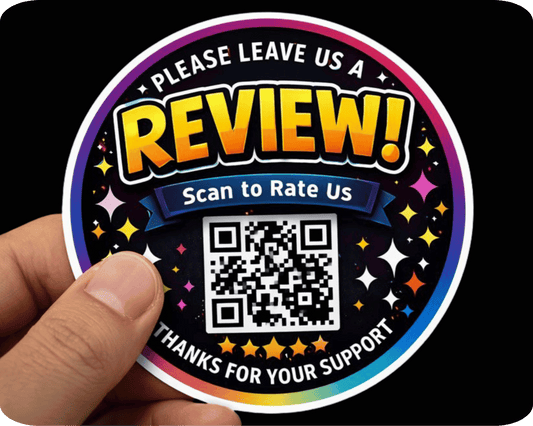 Leave Us a Review Sticker