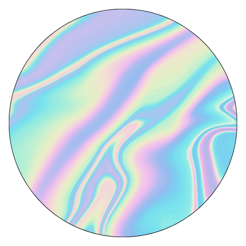 Holographic Circular Sticker