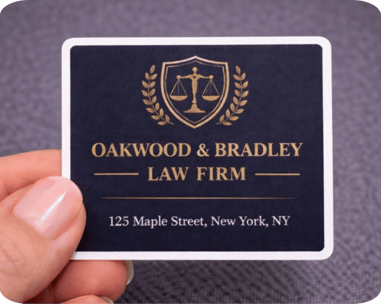 Custom Matte Vinyl Rectangle Sticker