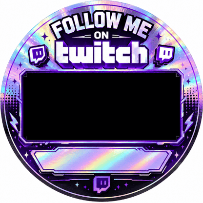 Follow Me on Youtube Template Sticker